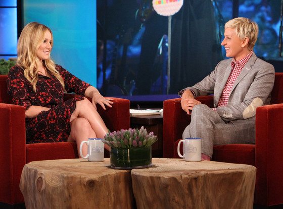 Kristen Bell, Ellen Degeneres Show Kristen Bell, Ellen Degeneres Show